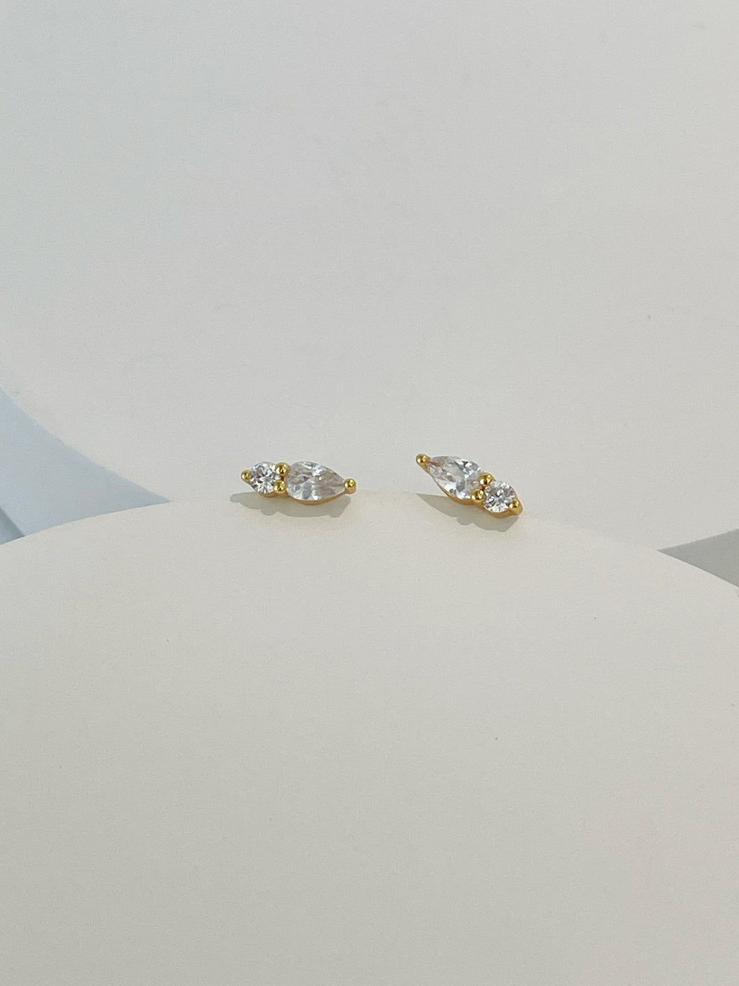 Raquelle Double Stud Earrings